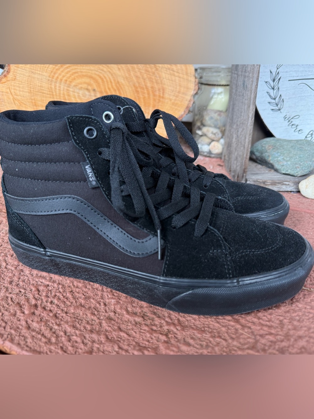 NEW Vans Sk8-Hi Triple Black High Tops 🖤